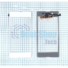 Сенсорное стекло (тачскрин) для Sony Xperia E3 (D2202) белое