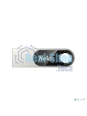 Флешка USB Netac U278 (NT03U278N-032G-20PN), 32Gb, USB 2.0, R/W 50/10, серебристый/черный