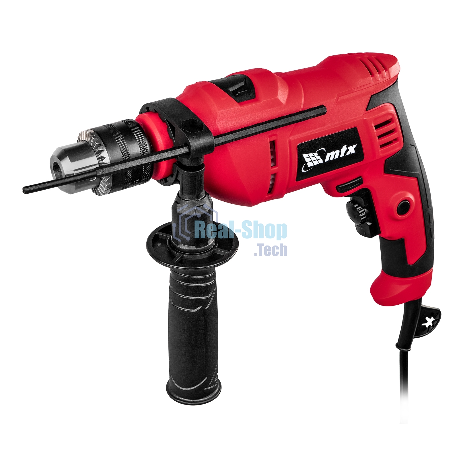 Дрель ударная MTX MID-750, 750 Вт, 0-3000 об/мин, 0-48000 уд/мин