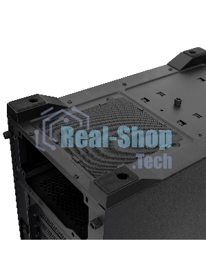 Компьютерный корпус без блока питания HSPD M320, Mesh Mini-tower, черный, slide TG, 0.45 SPCC, 2x140мм ARGb+1x120мм ARGb mATX, mITX 160/340/184мм 2x2.5