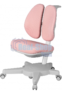 Кресло детское Cactus CS-CHR-3604PK розовый крестов. пластик серый