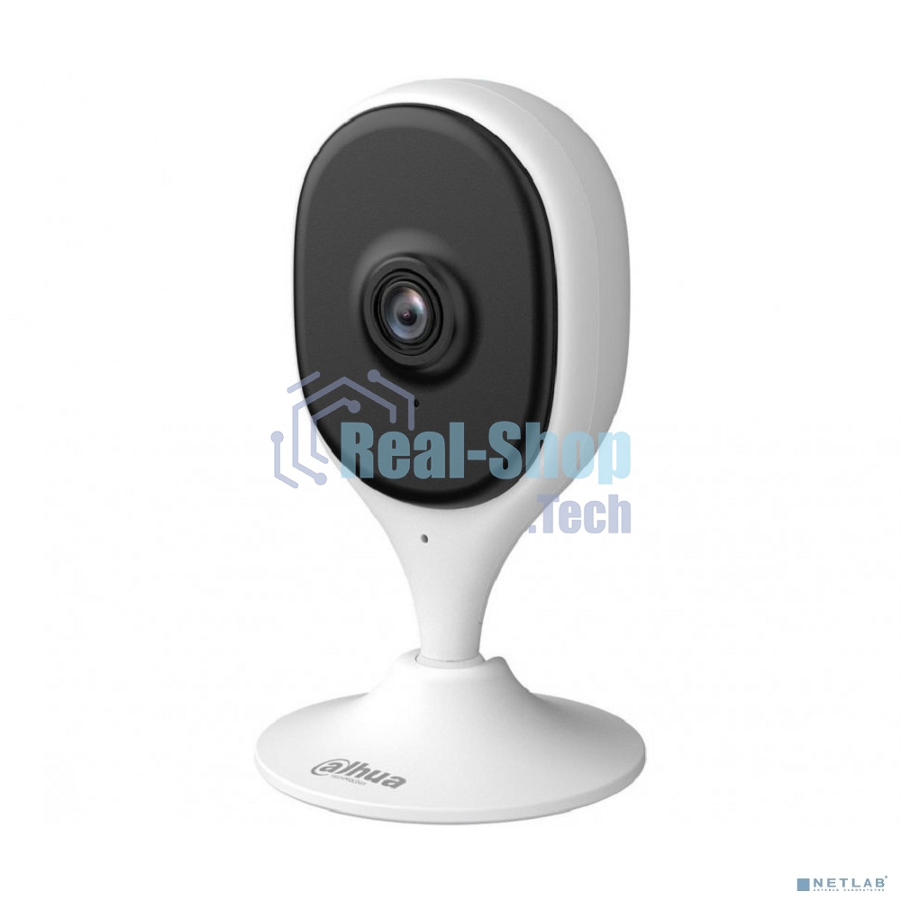 Компактная IP-видеокамера Dahua DH-IPC-C5AP-0280B с Wi-Fi 2.4ГГц 5Мп, 1/3.2” CMOS, объектив 2.8мм, обнаружение людей, ИК 10м, микрофон, динамик