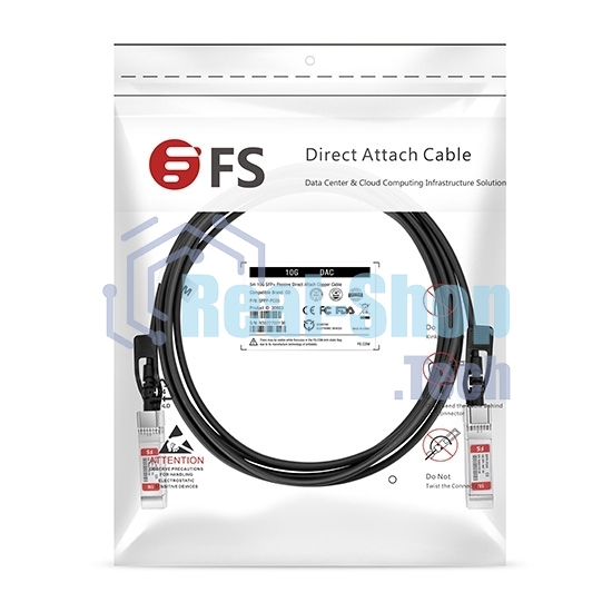 Твинаксиальный медный кабель 1m (3ft) Generic Compatible 10G SFP+ Passive Direct Attach Copper Twinax Cable #74617