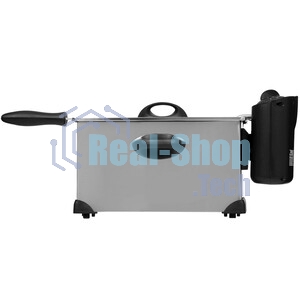 Фритюрница Kitfort KT-4052 серебристый/чёрный, 2000 Вт, 3 л, 0.5 кг, съёмная чаша