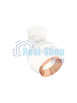 Комплект поворотного светильника Ambrella light XM1101005 SWH/PPG белый песок/золото розовое полированное MR16 GU5.3 LED 3W 4200K(A2202,C1101,N7035)