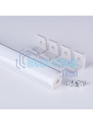 LL-2-ALP008 /  Угловой алюминиевый профиль для LED ленты (под ленту до 10mm)