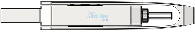 Флешка USB Netac U782C NT03U782C-128G-30PN dual USB 3.0+TypeC 128Gb, retail version