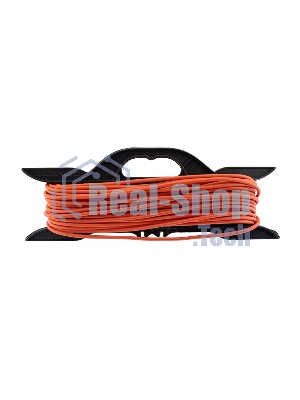 Удлинитель-шнур на рамке PROconnect ПВС 2х0.75, 30 м, б/з, 6 А, 1300 Вт, IP20, оранжевый