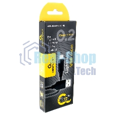 Кабель Cablexpert для Apple CCB-USB-AMAPO2-1MB, AM/Lightning, издание Classic 0.2, 1м, черный, блистер