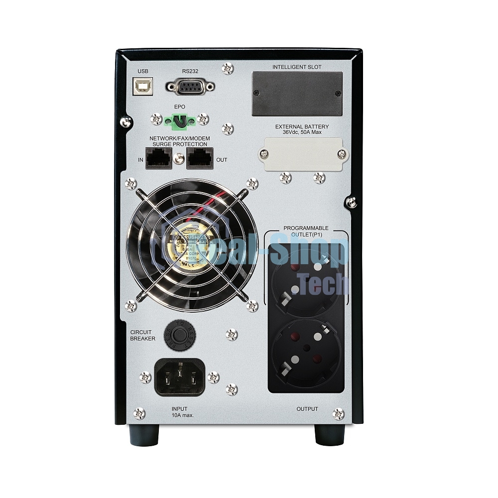 Источник бесперебойного питания CROWN On-Line CMUOA-350-1K EURO 1000VA/900W, корпус металл, TOWER, АКБ 3*12V/7AH, PF-0.9, AVR 110-300V, порт RJ-11/45+USB/RS-232, EPO, розетки 2*EURO, входной кабель 2 м, вентилятор охлаждения, автомат, слот для SNMP, порт для доп. батарейных кабинетов, ПО