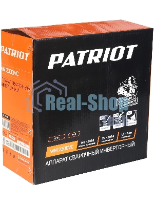 Сварочный аппарат Patriot WM230DVC инвертор ММА 10.7кВт (кейс в комплекте)