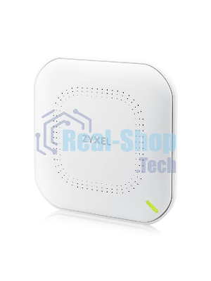 Точка доступа Zyxel NebulaFlex NWA50AX PRO, WiFi 6, 802.11a/b/g/n/ac/ax (2,4 и 5 ГГц), MU-MIMO, антенны 3x3, до 575+2400 Мбит/с, 1xLAN 2.5GE, PoE, без поддержки Captive portal и WPA-Enterprise, защита от 4G/5G, БП в комплекте