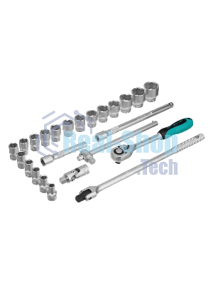 Набор торцевых головок с трещоткой Stels 1/2