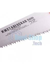 Ножовка по дереву, 500 мм, шаг зубьев 8 мм, пластиковая рукоятка (Ижевск) Россия