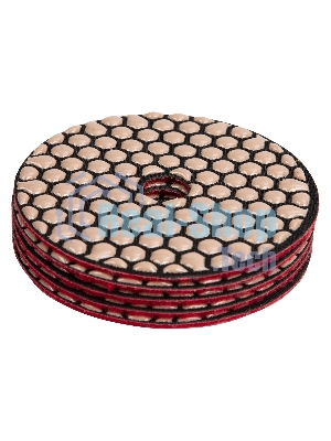 Алмазный гибкий шлифовальный круг Matrix, 100 мм, P 100, сухое шлифование, 5 шт.