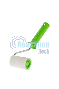 Валик Сибртех велюр с ручкой, 65 мм, ворс 2 мм, D - 36 мм, D ручки - 6 мм