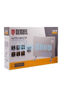 Конвектор Denzel OptiPrime-1500 белый, 1500 Вт, 20 м2, термостат, дисплей, WiFi