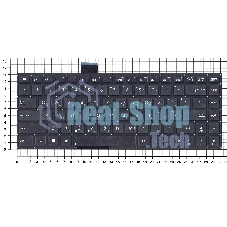 Клавиатура для ноутбука Asus VivoBook S400CA S451 S401 черная