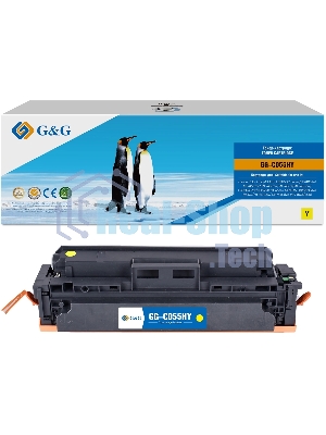 Картридж лазерный G&G GG-C055HY желтый (5900 стр.) для Canon LBP663Cdw/LBP664Cx/MF746Cx/MF742Cdw/MF744Cdw
