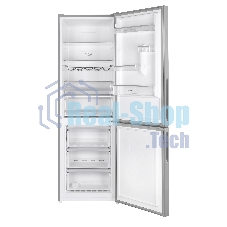 Холодильник Maunfeld MFF185NFS серый двухкамерный инвертор 240/100л морозилка снизу, No Frost