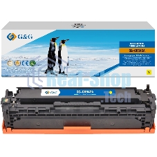 Картридж G&G аналог HP CB542A/125A/Canon 716 желтый 1.4k с чипом