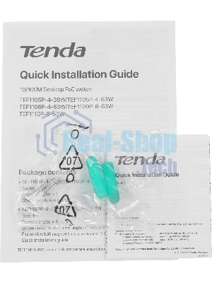 Коммутатор Tenda TEF1110P-8-63W