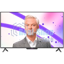 Телевизор Яндекс 55'' YNDX-00076 черный LED UHD 60Hz Бейсик с Алисой на YaGPT 3/32Gb