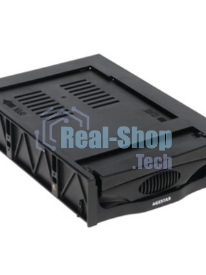 Сменный бокс для HDD AgeStar SR3P-SW-2F SATA пластик черный 3.5
