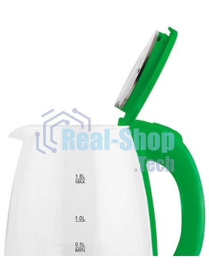 Чайник электрический Blackton Bt KT1800G Fresh Green. Мощность: 1500 Вт, Максимальный объем: 1.8 л