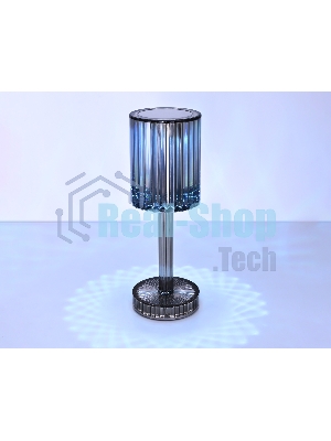 Настольная светодиодная лампа Ambrella light DE8071 GR серый LED RGB 3W (ПДУ RGB)