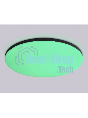 Умный светодиодный светильник FZ2006 BK черный IP54 30W 3000K-6500K+RGB Wi-Fi Алиса/Tuya/Smart Home/Alexa D450*60 (ПДУ ИК)