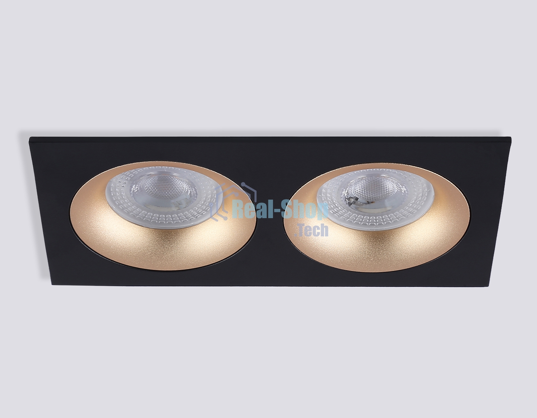 Светильник Ambrella light TN102735/2 BK/GD черный/золото GU5.3 175*92*23