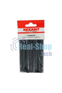 Термоусаживаемые трубки Rexant STANDARD 2:1 (Набор 18шт.)