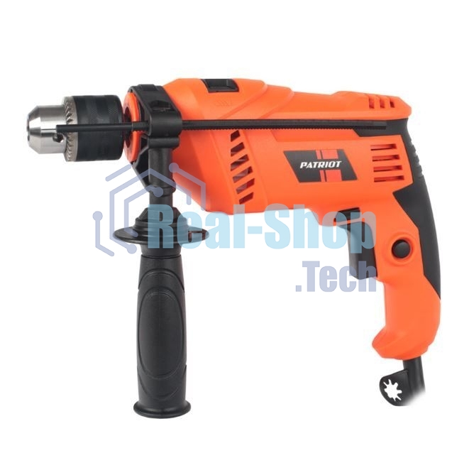 Дрель электрическая ударная PATRIOT FD 750h 120301444 с ударом, мощность 710Вт, макс.диаметр 13мм, глубиномер + дополнительная ручка