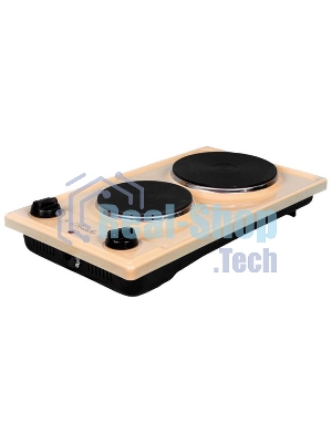 Плита настольная электрическая Лысьва ЭПБ 22 кремовый/рябчик (настольная)