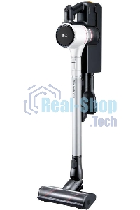 Пылесос вертикальный LG A9N-PRIME белый, питание от аккумулятора, 160 Вт, уборка сухая, пылесборник 0.44 л, работа от АКБ max 50 мин