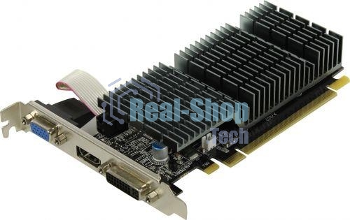 Видеокарта AFOX AF210-1024D2LG2 GEFORCE G210 1Gb DDR2 64BIT DVI HDMI VGA LP HEATSINK RETAIL PACK