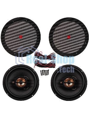 Колонки автомобильные ACV PB-803G 450Вт 90дБ 4Ом 20 см (8 дюйм) (ком.: 2 кол.) коаксиальные трехполосные