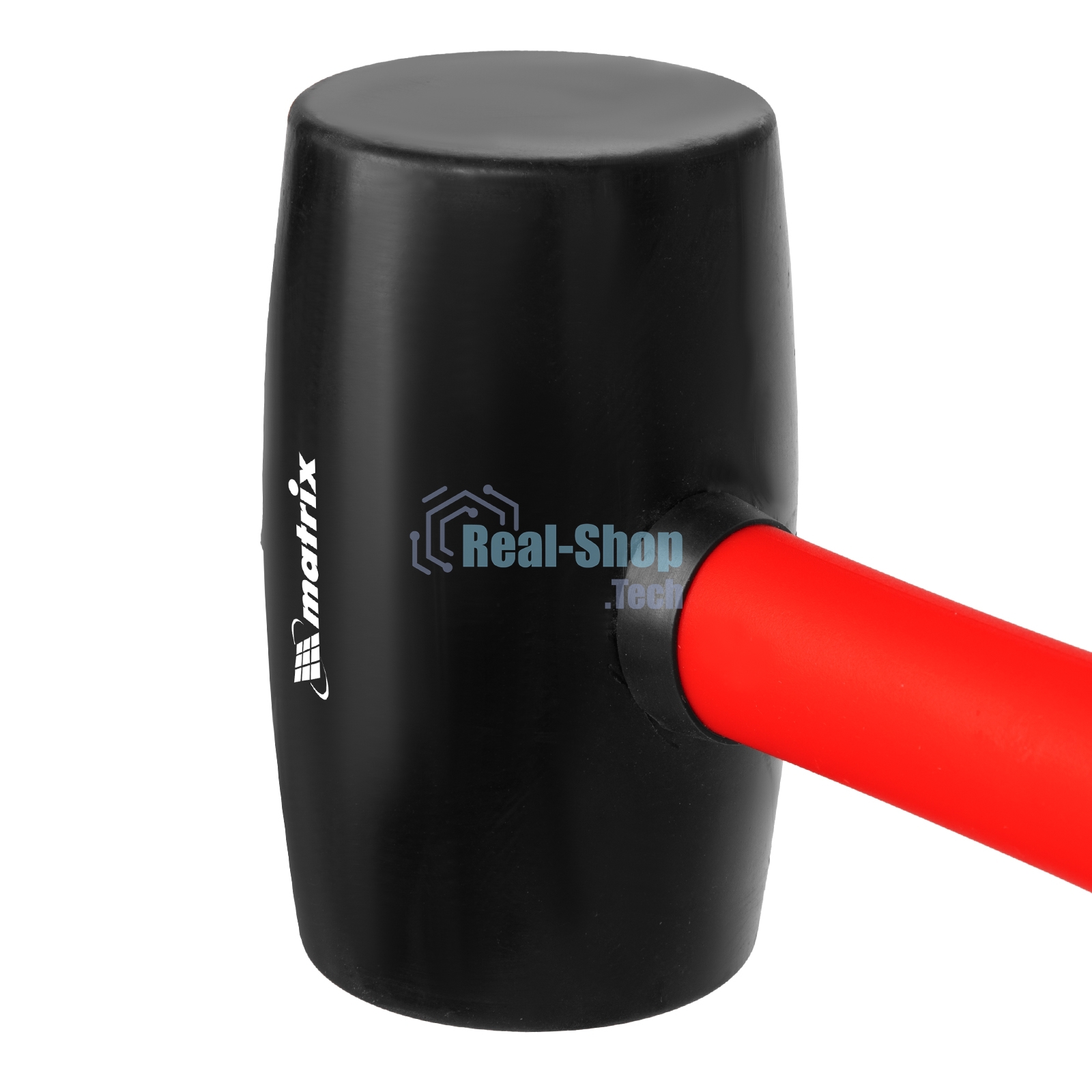 Киянка резиновая Matrix, 680 г, черная резина, фибергласовая рукоятка