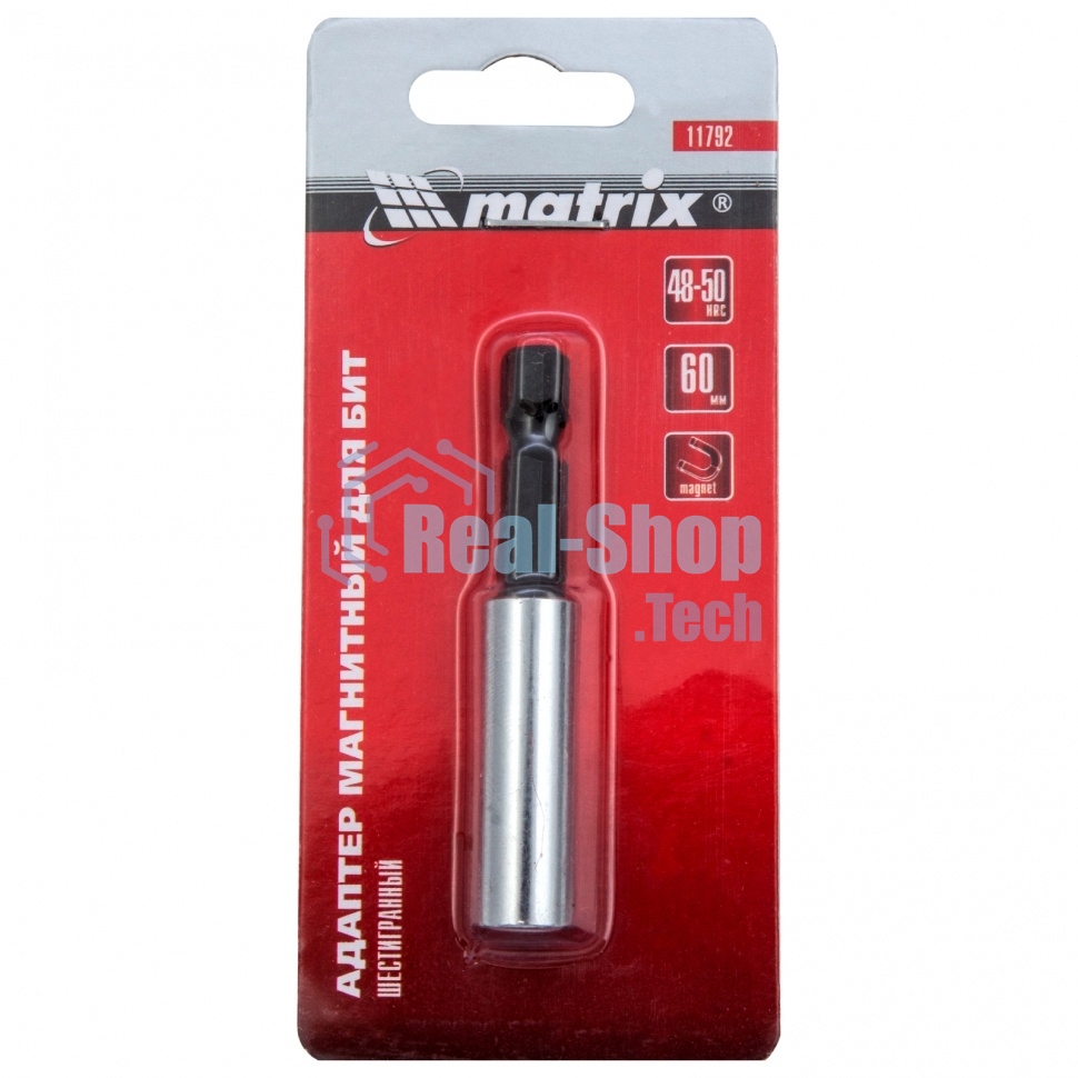 Адаптер магнитный Matrix для бит, шестигранный, 1 шт.
