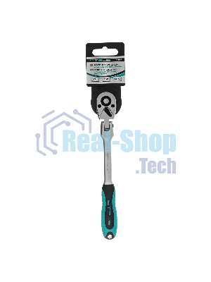 Ключ трещотка Stels 1/4, 72 зуба, с быстрым сбросом. шарнирная СrV