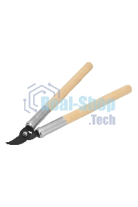 Сучкорез прямого реза, 500 мм, деревянные рукоятки, Горизонт Россия