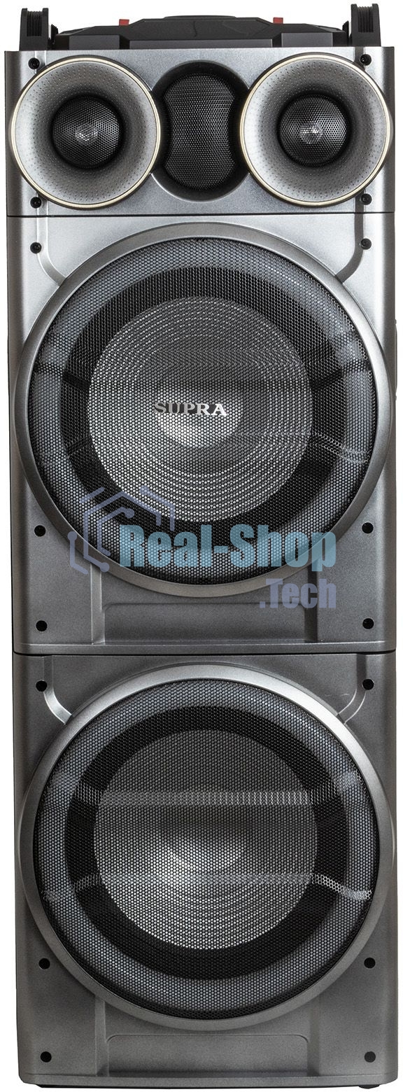 Минисистема SUPRA SMB-2150 черный 1200Вт FM USB BT SD (в комплекте: активн.+пассив.колонки)