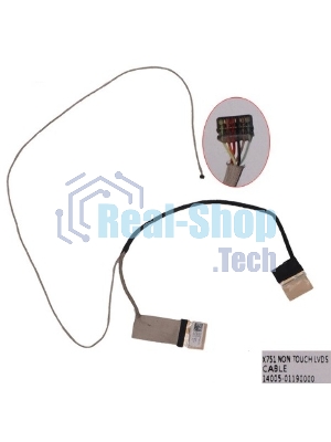 Шлейф матрицы для ноутбука Asus X751 X751L F751 40-pin без тачскрина