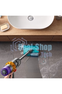 Пылесос вертикальный Dyson V15s Detect Submarine (448798-01) серый, питание от аккумулятора, 240 Вт, уборка влажная/сухая, пылесборник 0,76 л, работа от АКБ max 60 мин.