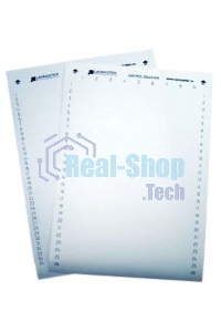 Маркер самоклеющийся, л.А4, 20х10, на розетки, белый, 234 шт/л.