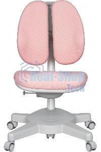 Кресло детское Cactus CS-CHR-3604PK розовый крестов. пластик серый