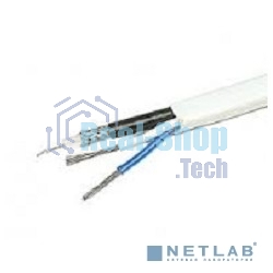 Кабель КВК-В-2+2x0,75 мм² (Cu/CCA) (96) белый (бухта 200 м) PROconnect