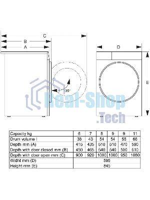 Стиральная машина Gorenje W2G2PS62A12/C белый, загрузка фронтальная 6 кг, 1200 об/мин, класс A+++