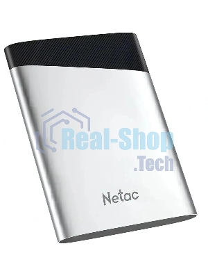Внешний SSD Netac Z6S, 960 GB, USB 3.2 Gen 2 Type-C, R/W 520/480, серебристый